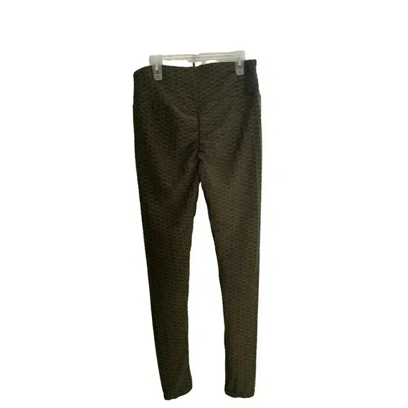 NEW MIX GRAYISH GREEN BUBBLE LEGGING SIZE S/M - Picture 2 of 2